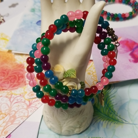 J & R Gems & Jewelry. Jewelry - Multicolored Layered Bracelet